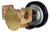 1½" bronze pump, <b>200-size</b>, foot-mounted with flanged ports